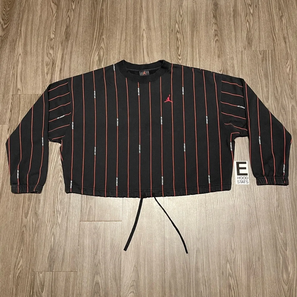 Air Jordan Crop Top Womens Size 1X Loose Fit Crewneck